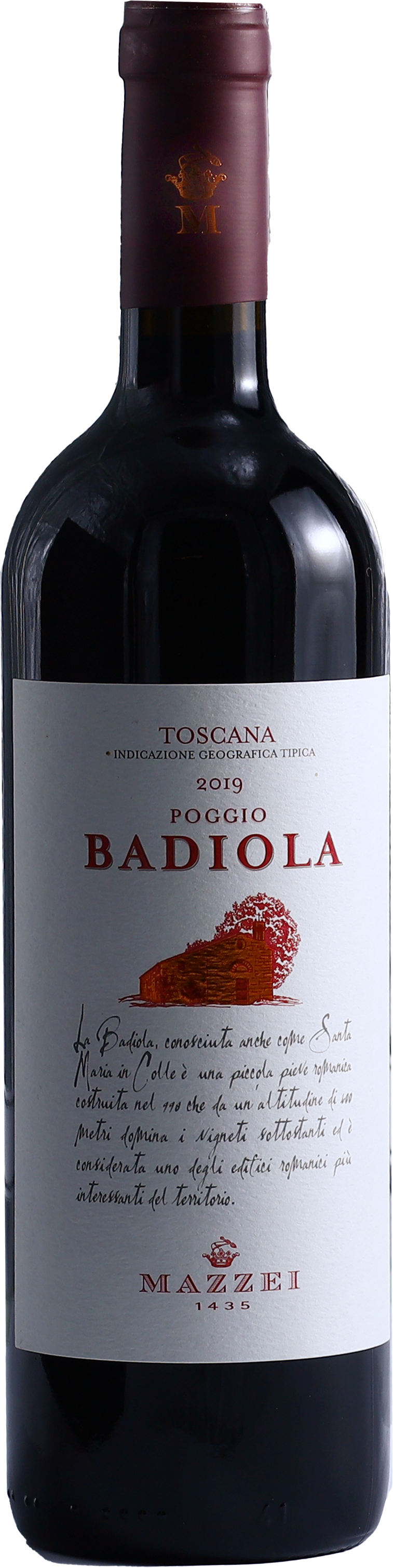 Poggio Badiola Toscana IGT  Marchesi Mazzei - Сеть винных магазинов Wine Gallery 